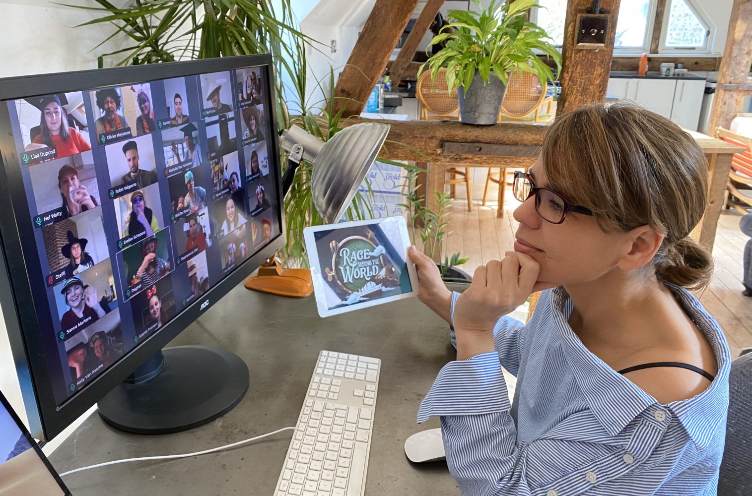 race around the world 2 work from home